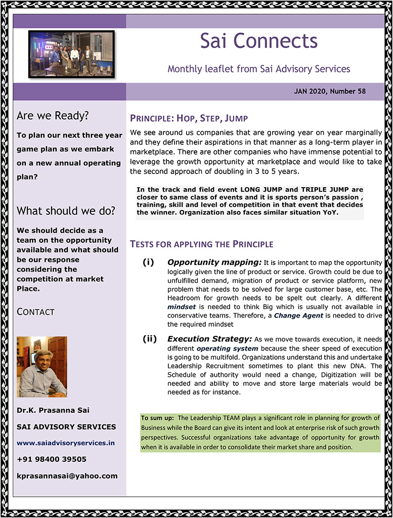JAN 2020 Newsletter