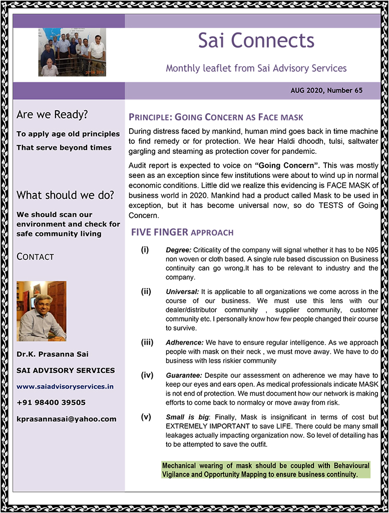 Aug 2020 Newsletter