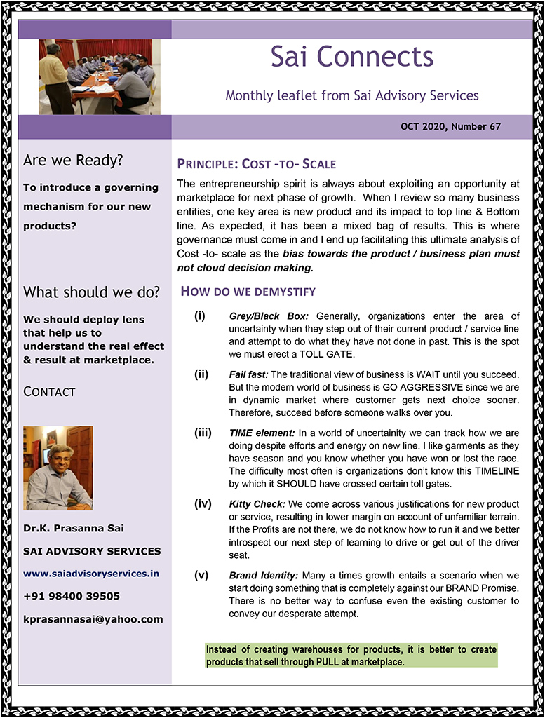 October 2020 Newsletter